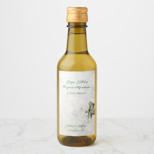 Elegantes etiquetas botánicas de bebidas para fies