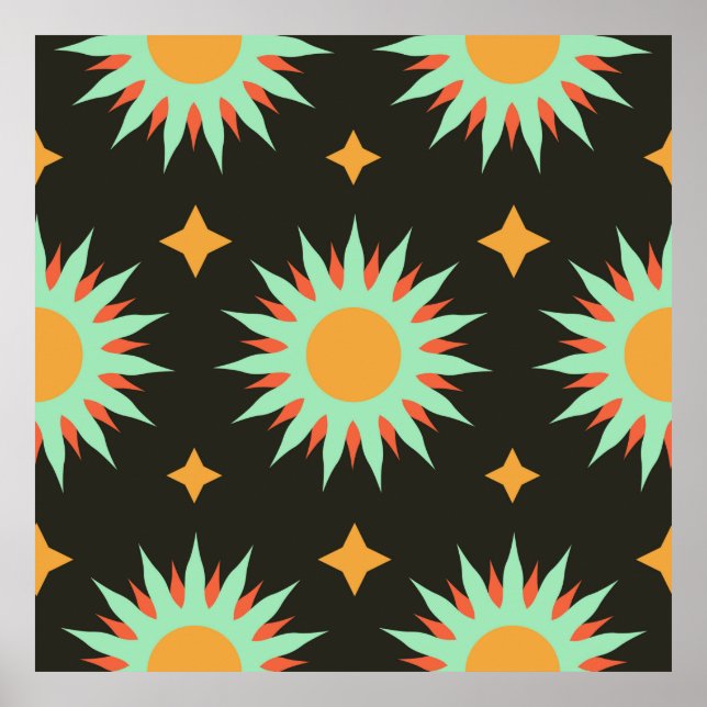 Elegantes formas esotéricas sin fisuras arte de pa (Frente)