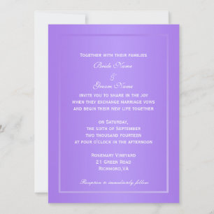Elegantes invitaciones a bodas con fotos florales 