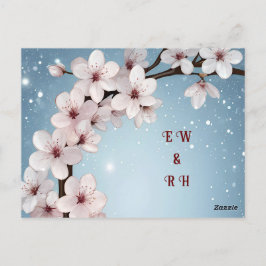 Elegantes invitaciones a bodas de flores