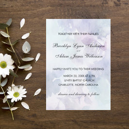 Elegantes invitaciones a la boda de Pascua