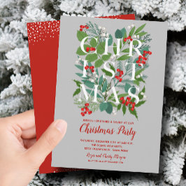 Elegantes invitaciones a la fiesta de la verde de