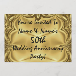 Elegantes invitaciones a la Fiesta del 50 Aniversa