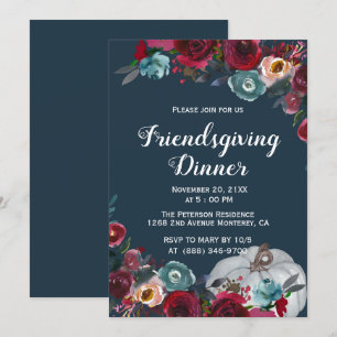 Elegantes invitaciones a la Marina Borgoña
