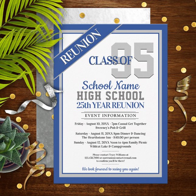 Elegantes invitaciones a la reunión escolar de sec (Subido por el creador)