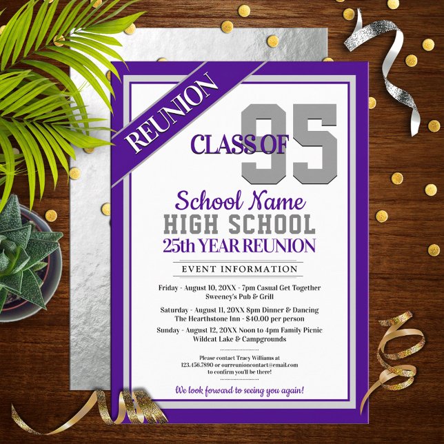 Elegantes invitaciones a la reunión escolar de sec (Subido por el creador)