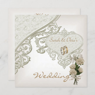 Elegantes invitaciones de boda