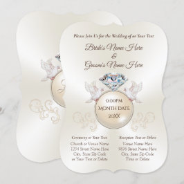 Elegantes Invitaciones de Boda Personalizadas de P