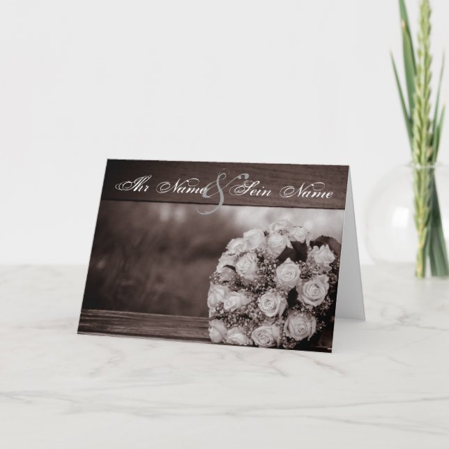 Elegantes invitaciones de bodas 12 (Anverso)