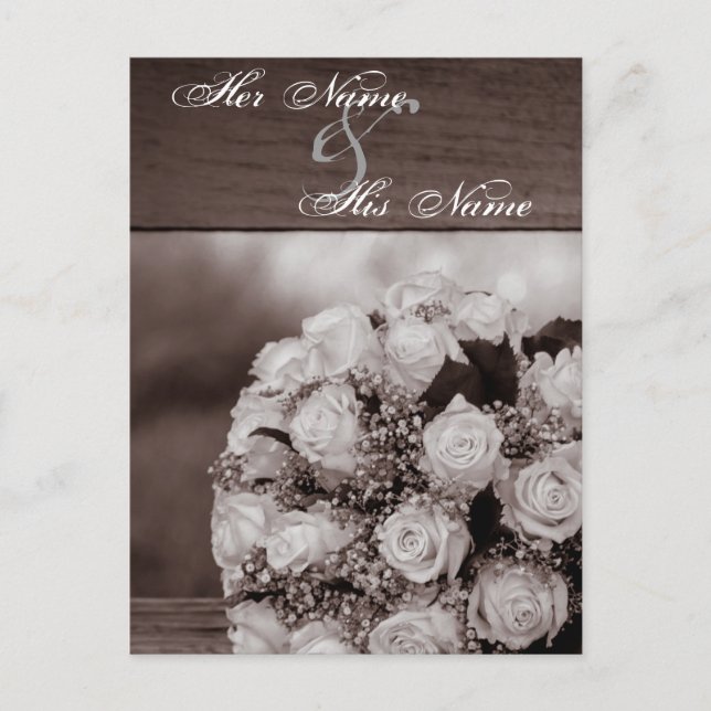 Elegantes invitaciones de bodas 12 (Anverso)