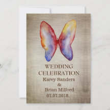 Elegantes invitaciones de bodas rusticas