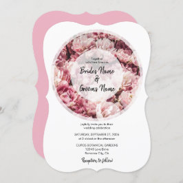Elegantes invitaciones de matrimonio para peones r