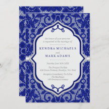 Elegantes invitaciones de Sapphire y Bodas Gris