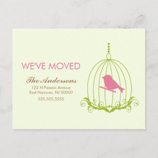 Elegantes Invitaciones móviles en jaula