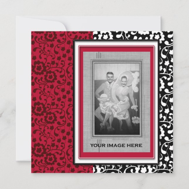 Elegantes invitaciones para el 50° Aniversario Bod (Anverso)