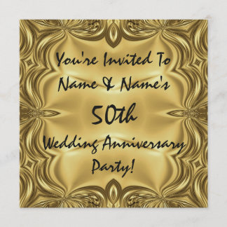 Elegantes invitaciones para fiesta de aniversario
