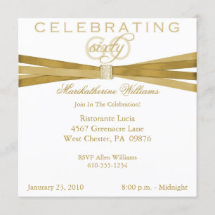 Elegantes invitaciones para fiestas de cumpleaños