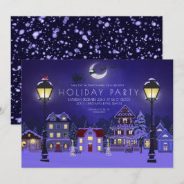 Elegantes invitaciones para fiestas de Navidades d