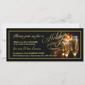 Elegantes invitaciones para fiestas de negocios
