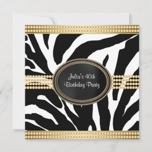Elegantes invitaciones para la fiesta de cumpleaño