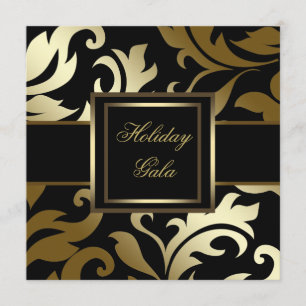 Elegantes invitaciones para la fiesta de damasco d