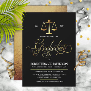 Elegantes invitaciones para la fiesta de graduació