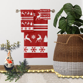 Elegantes líneas de copos de nieve para renos