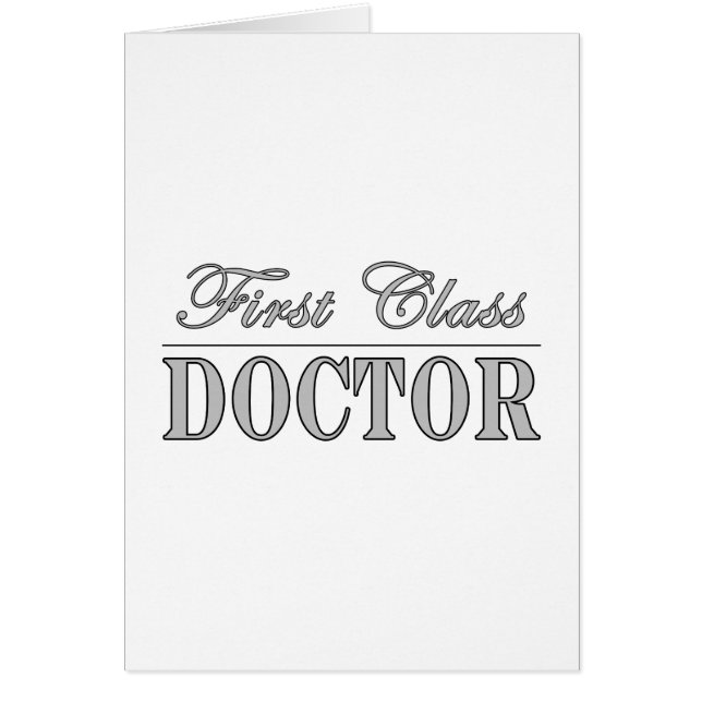 Elegantes Médicas Regalos de Primera Clase Médica (Frente)
