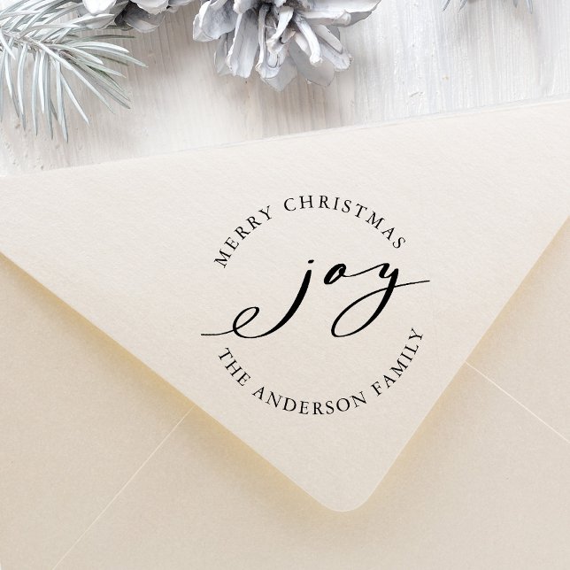 Elegantes Navidades Alegran el sello de goma de Ho (Subido por el creador)