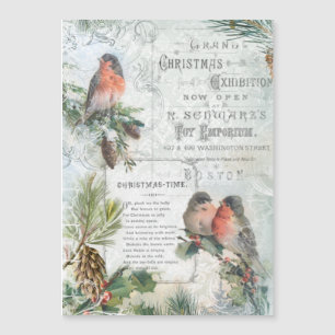 Elegantes Navidades de invierno de época Robins