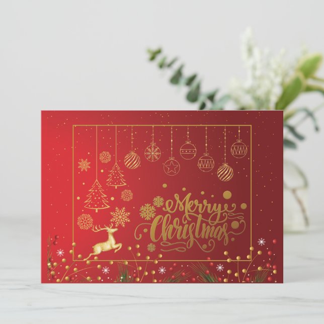 Elegantes Navidades de las Berri Rojas (Anverso de pie)