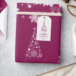 Elegantes Navidades de moda Papel de envoltura Mag