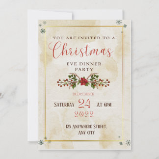 Elegantes navidades rusos invitan a una fiesta