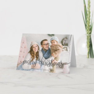 Elegantes Navidades Tarjeta de felicitación de fot