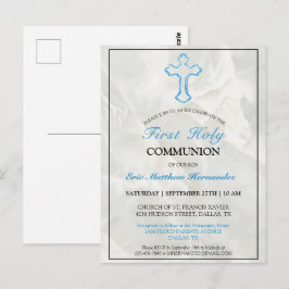 Elegantes niños de mármol 1ª invitación a la Santa