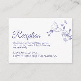 Elegantes orquídeas floridas recepción moderna de 