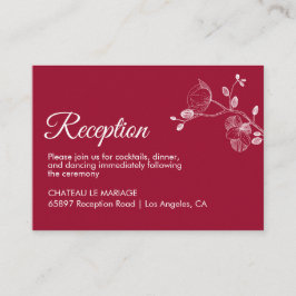 Elegantes orquídeas floridas recepción moderna y s