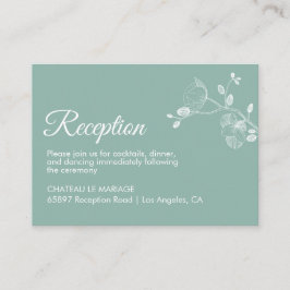 Elegantes orquídeas floridas recepción moderna y s