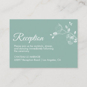 Elegantes orquídeas floridas recepción moderna y s