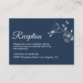 Elegantes orquídeas floridas recepción moderna y s