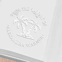 Elegantes palmeras tropicales "de la biblioteca de