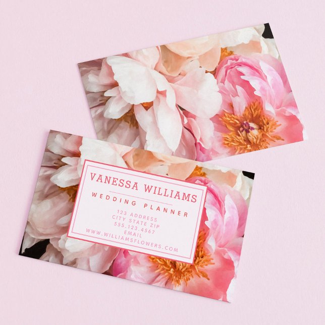 Elegantes personajes rosados - Tarjeta de visita p (Subido por el creador)