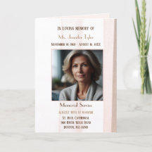 Elegantes programas de servicio de Beravement Obit