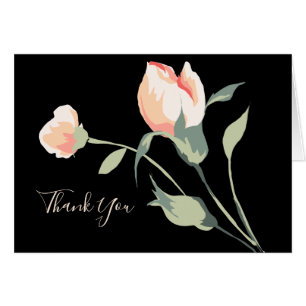 Elegantes rosales rosadas con fondo negro