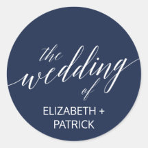 Elegantes Sellos para sobres Bodas de caligrafía d