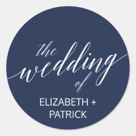 Elegantes Sellos para sobres Bodas de caligrafía d