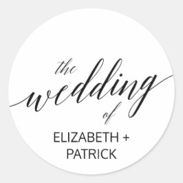 Elegantes Sellos para sobres Bodas de caligrafía n