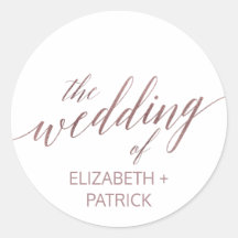 Elegantes Sellos para sobres de caligrafía de oro 