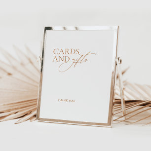 Elegantes tarjetas caligráficas y Rótulo Boda de r