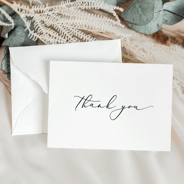 Elegantes tarjetas de agradecimiento Minimalistas (Subido por el creador)